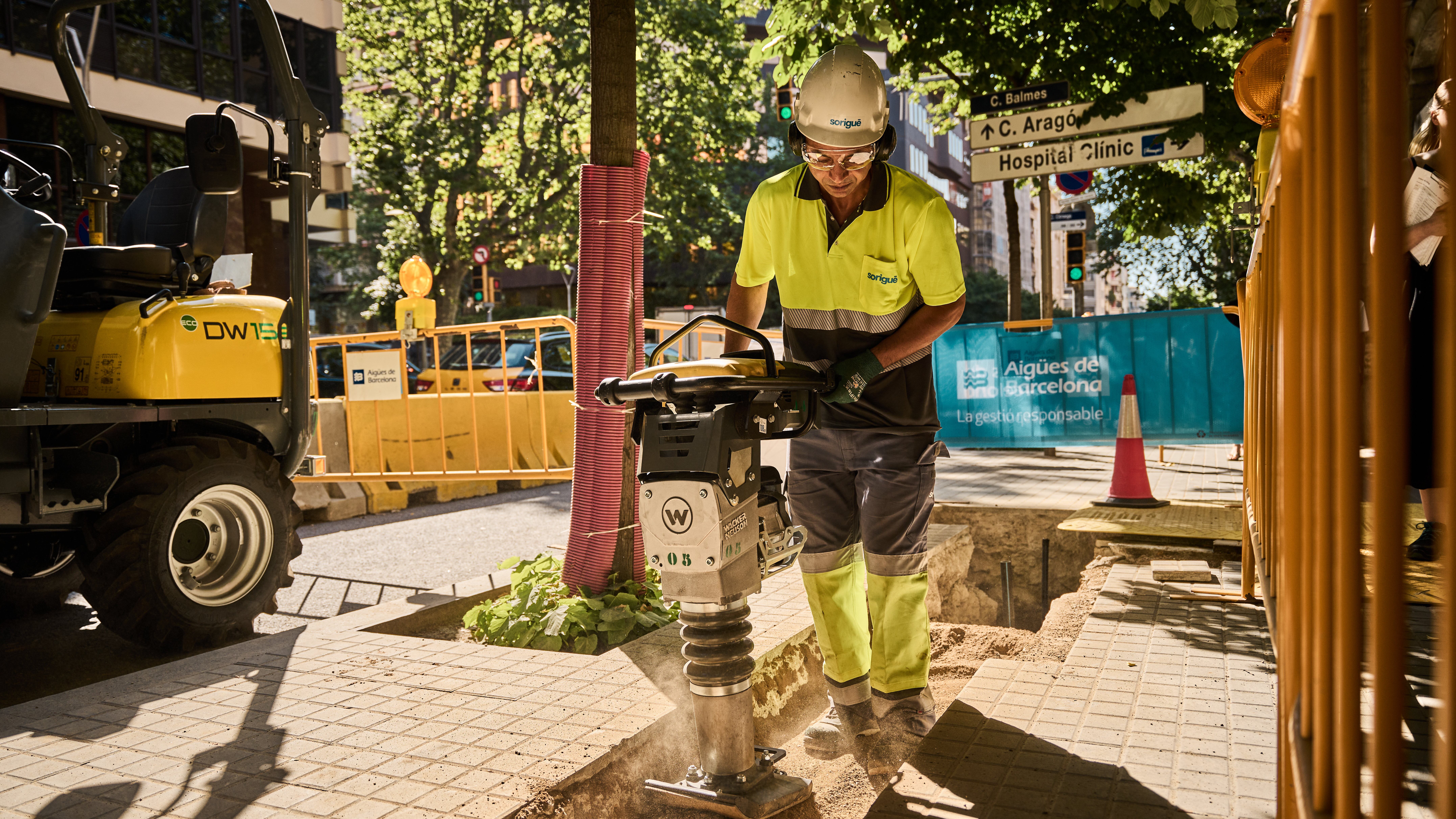 Wacker Neuson zero emission Stampfer AS50e