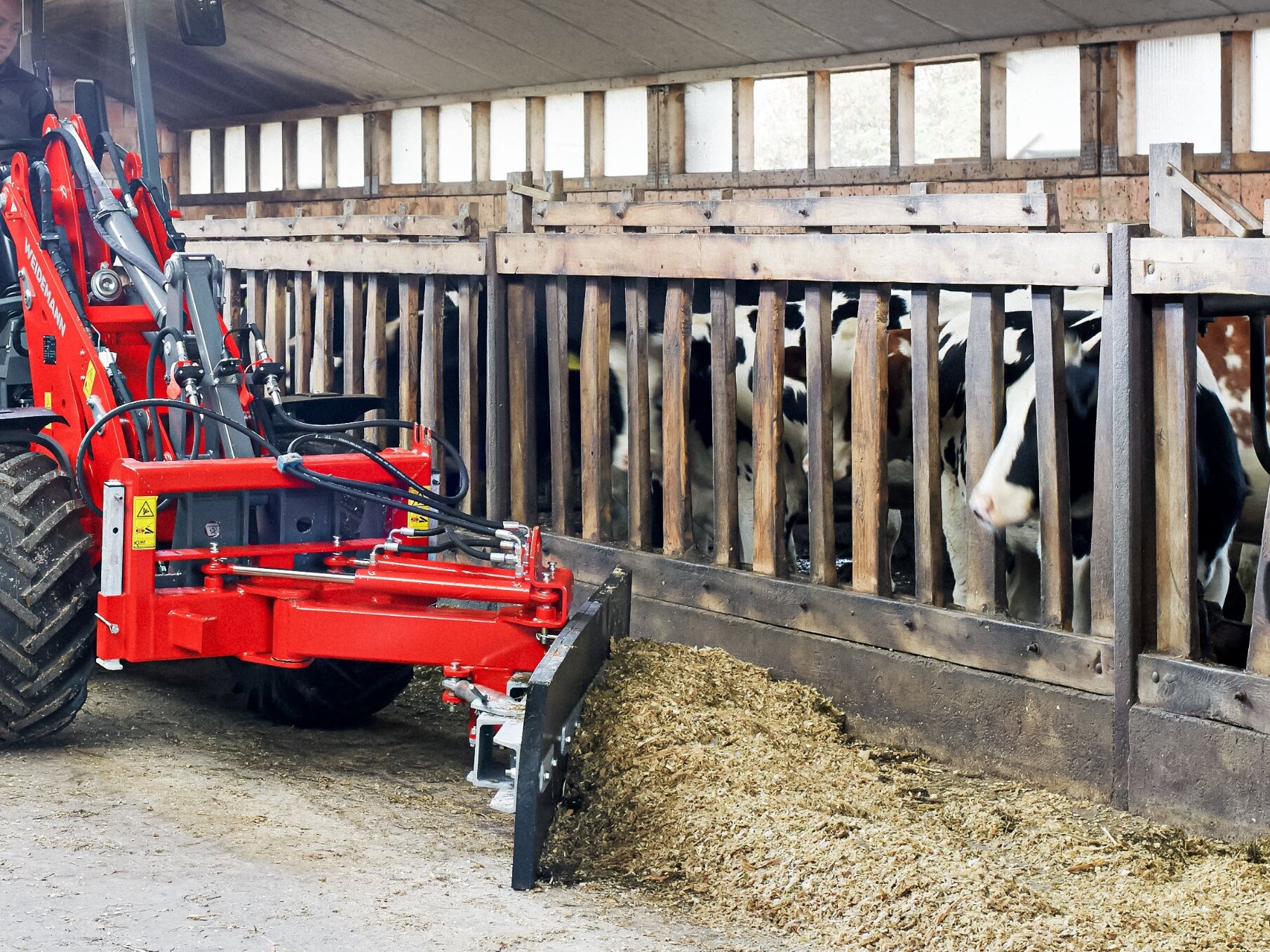 Weidemann Hoftrac in der Landwirtschaft