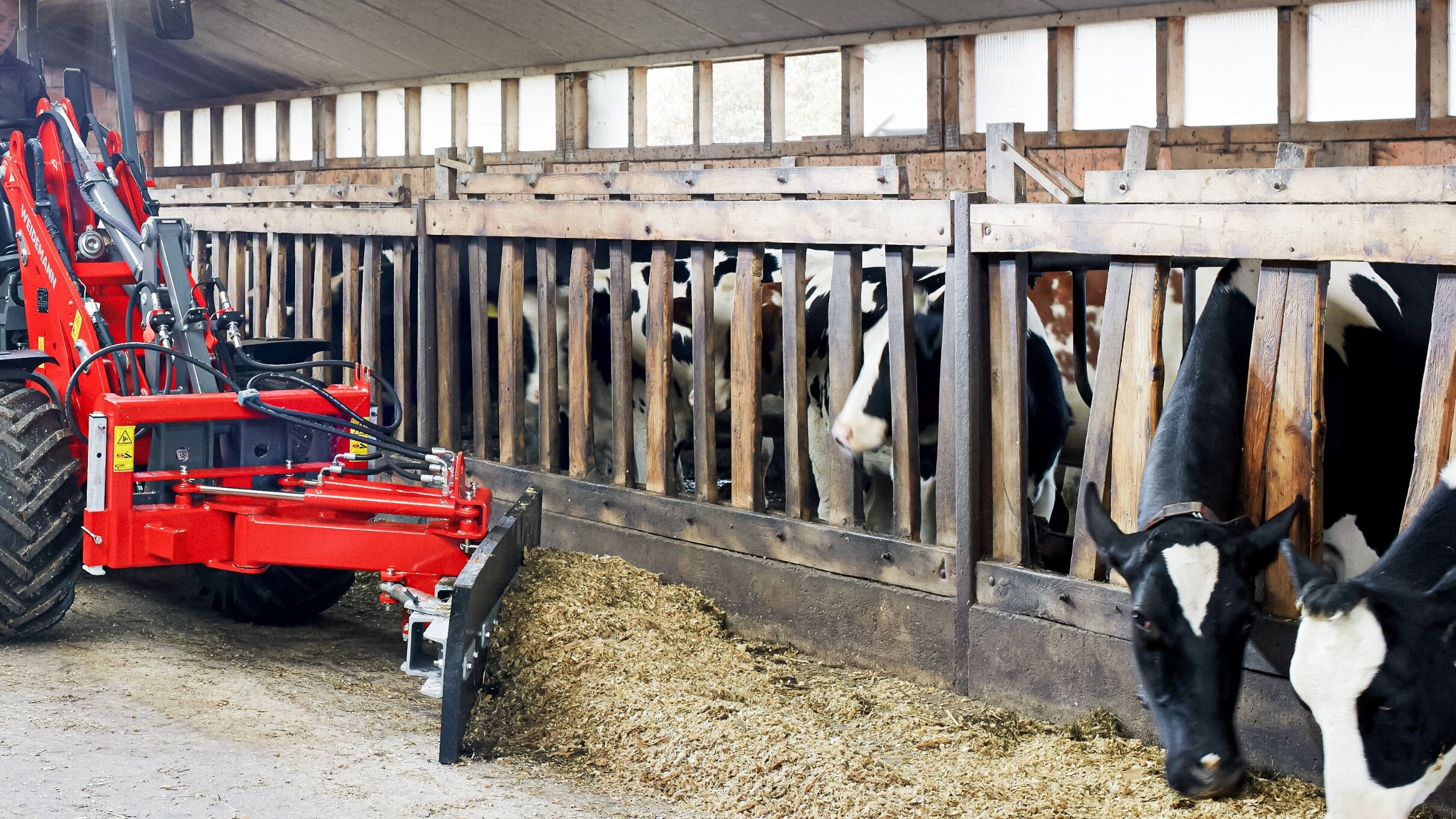 Weidemann Hoftrac in der Landwirtschaft