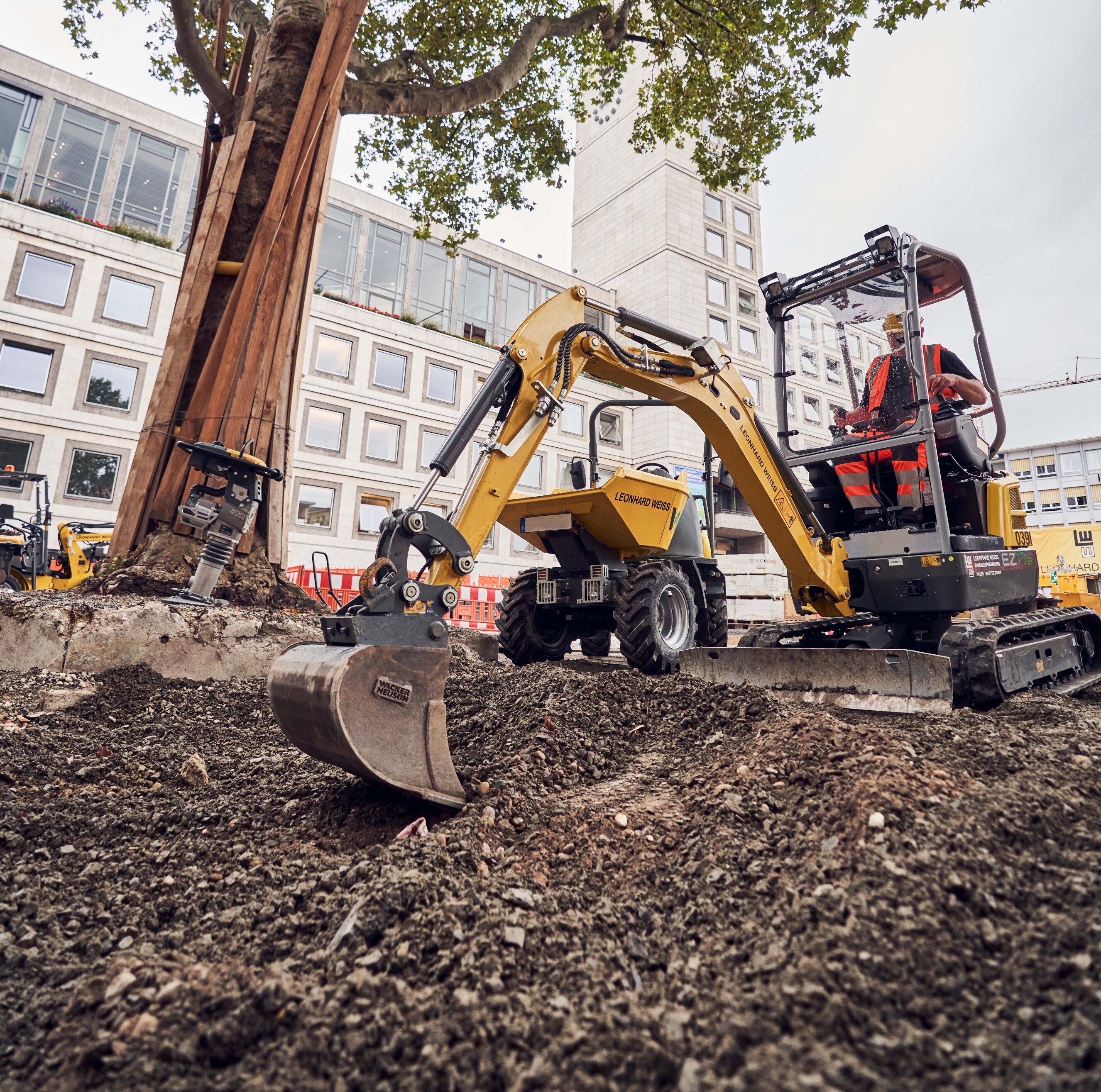 Wacker Neuson electric excavator EZ17e