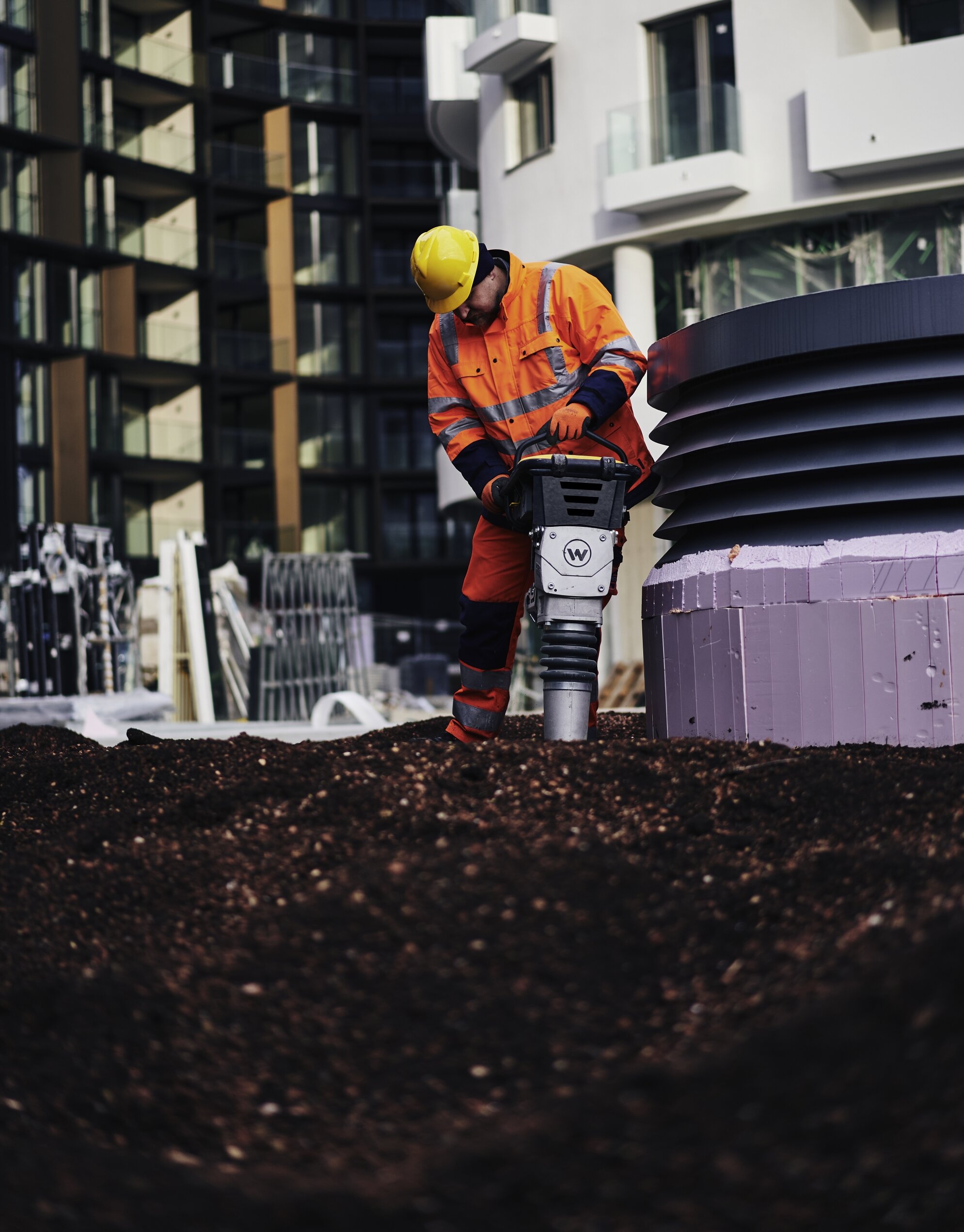 Wacker Neuson battery rammer AS60e