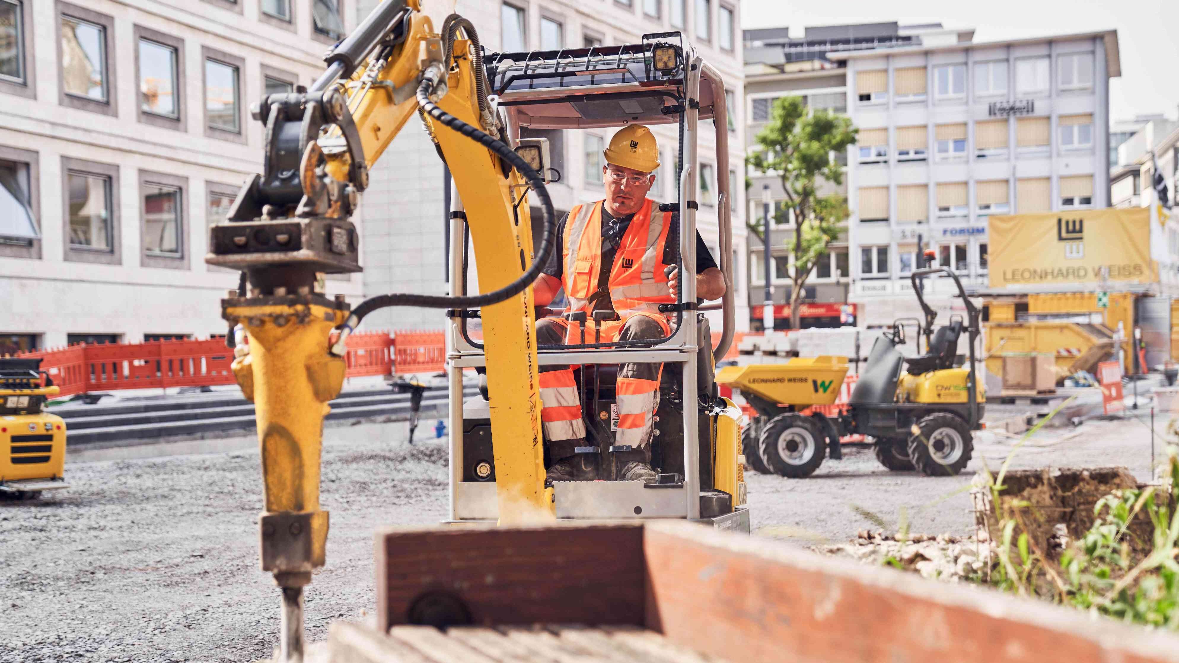 Wacker Neuson zero emission construction site