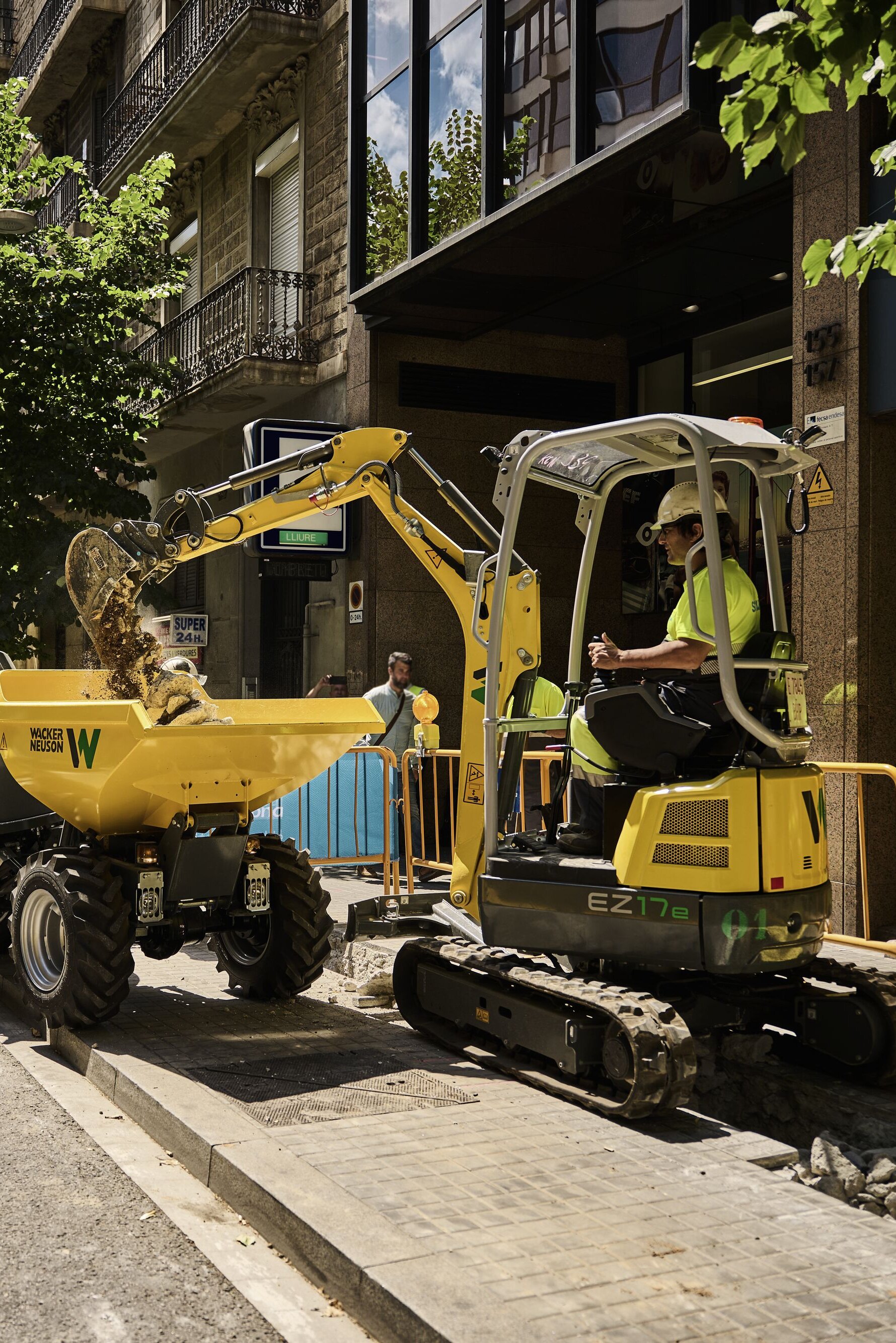 Wacker Neuson elektrischer Minibagger EZ17e