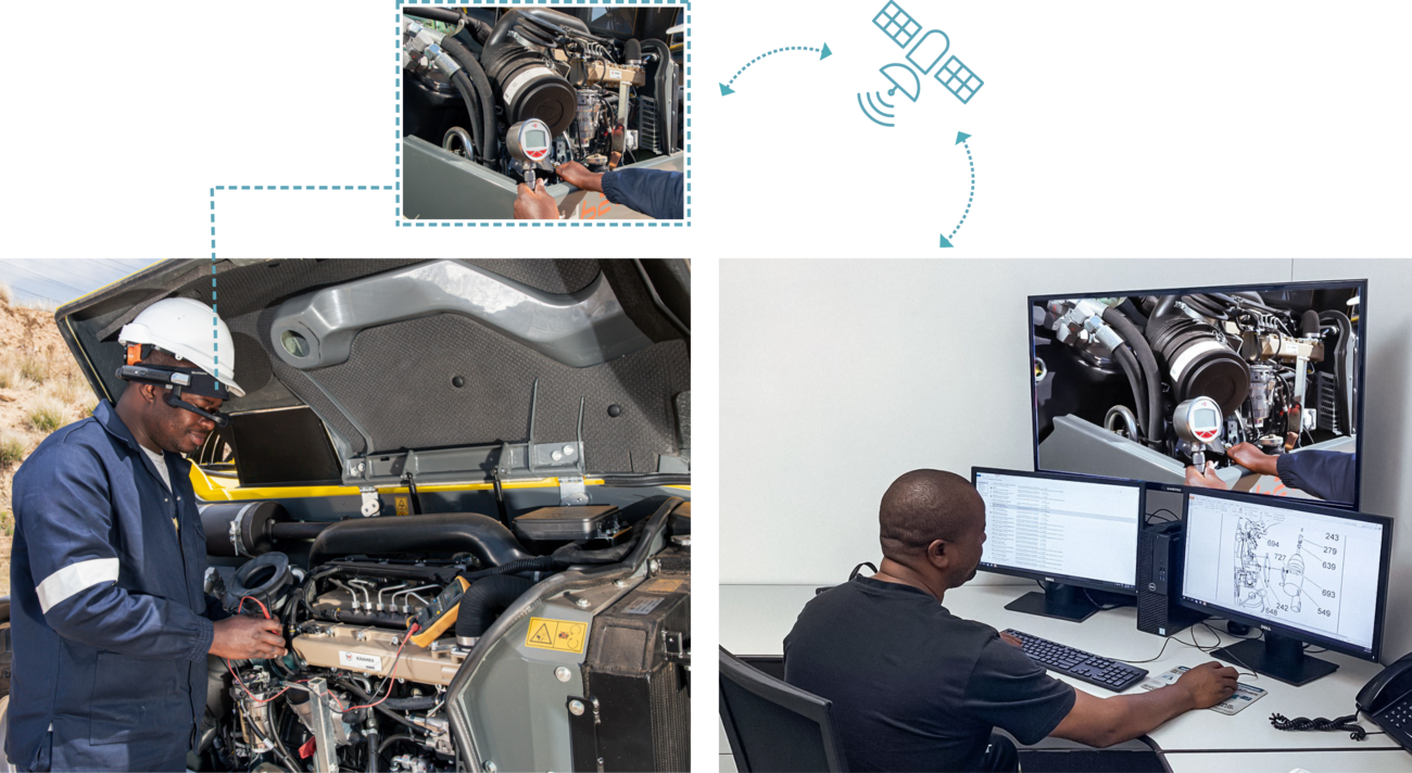 Wacker Neuson Smart Glasses connection