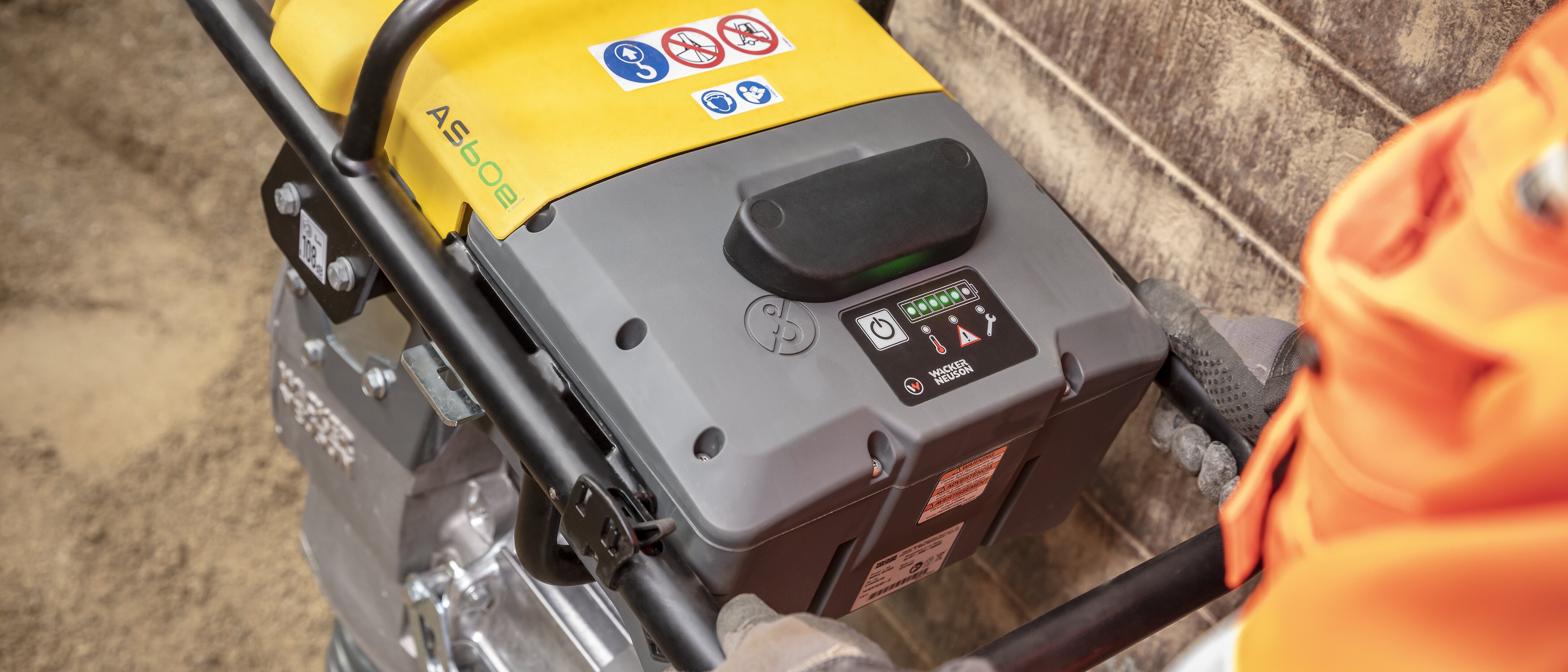 Wacker Neuson battery rammer AS60e