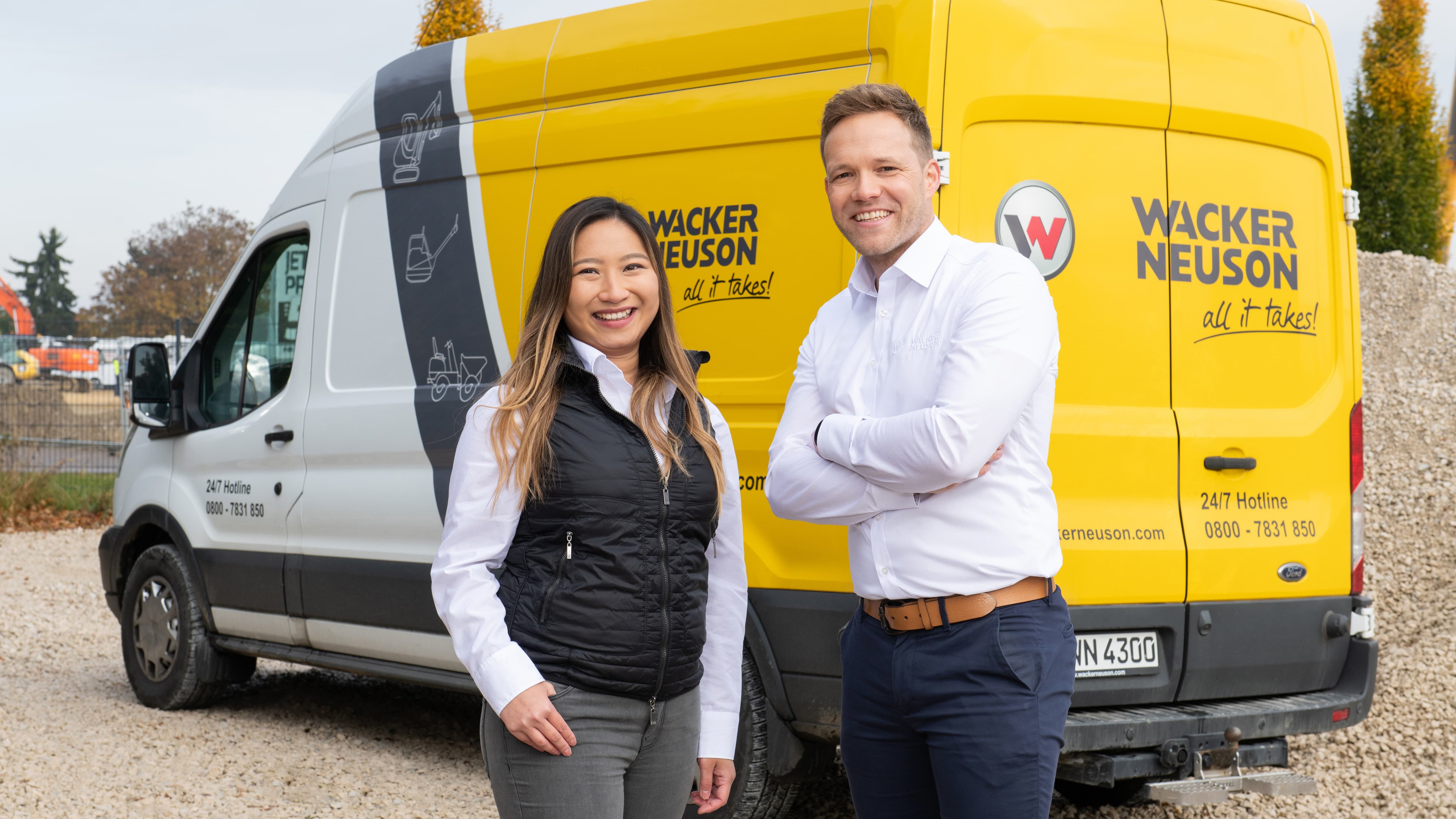 Wacker Neuson Group glückliche Kollegen