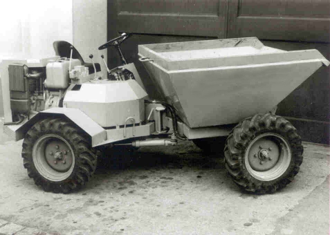 Historischer Dumper von Wacker