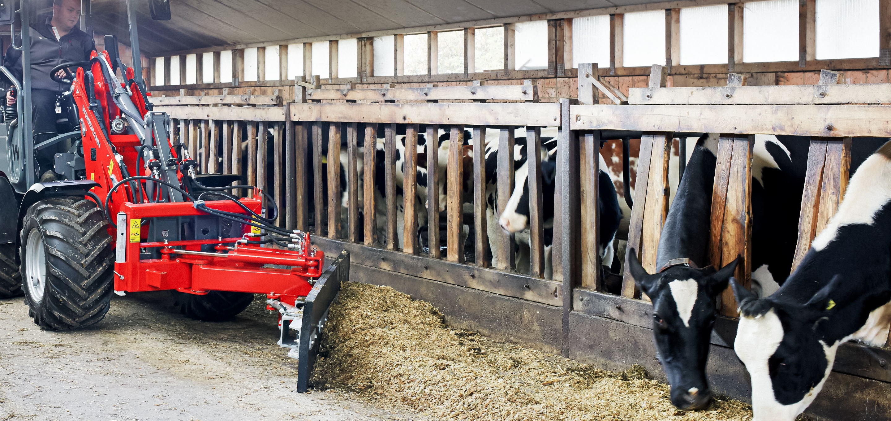 Weidemann Hoftrac in der Landwirtschaft