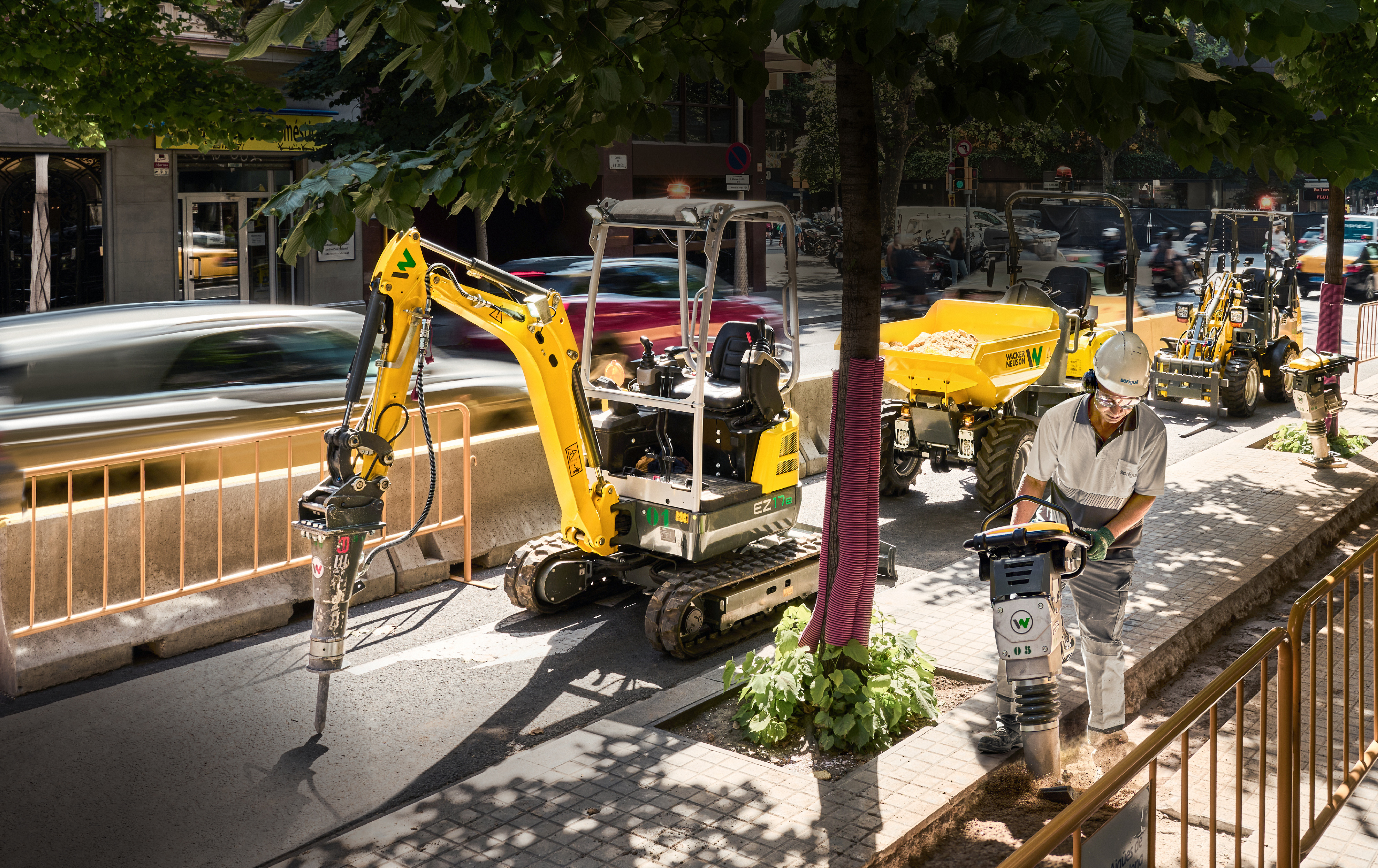 Wacker Neuson EZ17e. DW15e, AS30e, WL20e